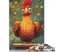 500 Piece Animal Hen Jigsaw Puzzles for Adults Jigsaw Puzzles Educational Game Challenge Toy 500pcs (52x38cm)