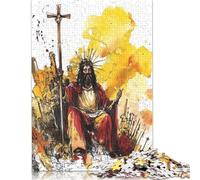 500 Piece Art Christian Jesus Jigsaw Puzzlesfor Adults Puzzle Jigsaws for Adults Unique Home Decor And Gifts 500pcs (52x38cm)