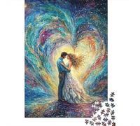 500 Piece Art Star Couple Jigsaws for Adults Wooden Puzzles for Adults Family Fun Jigsaws Puzzles 500pcs (52x38cm)