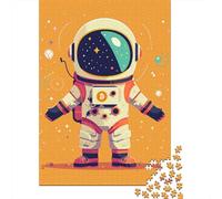 500 Piece Astronaut Square Puzzles for Adults And Wooden Puzzles Family Activity 500pcs (52x38cm)