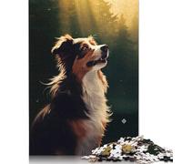 500 Piece Australian Shepherd Jigsaw Puzzles for Adult Teenagers Puzzle Jigsaws for Adults Jigsaw Puzzles for Adults 500pcs (52x38cm)