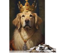 500 Piece 'Beagle Dog King Style Square Puzzle for Adults, Wooden Puzzles Puzzle Hands-on Game 500pcs (52x38cm)