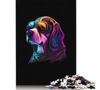 500 Piece Beagle Square Puzzles for Adults & Wooden Puzzles Educational Game 500pcs (52x38cm)