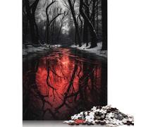 500 Piece Blood River Jigsaw Puzzles for Adults Puzzle Jigsaws for Adults Home Educational Games DIY Toys 500pcs (52x38cm)