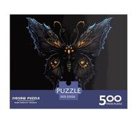 500 Piece Butterfly Night Puzzles For Adults Wooden Puzzles Brain Teaser Puzzles For Children 500pcs (52x38cm)