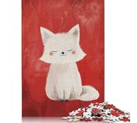 500 Piece Calm Kitty Red Jigsaws for Adults Puzzle for Adults Educational Game for Adult Teenagers 500pcs (52x38cm)