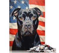 500 Piece Cane Corso Flag Square Puzzle for Adults, Wooden Puzzles Puzzle Hands-on Game 500pcs (52x38cm)