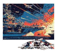 500 Piece Carrier Clash Aerial Warfare Jigsaw Puzzles for Adults Puzzle Adult Jigsaw Puzzle Home Decoration Puzzle Toys 500pcs (52x38cm)