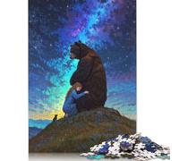 500 Piece 'Celestial Embrace Jigsaw Wooden Puzzle Adult Jigsaw Puzzle Jigsaw Puzzles for Adult 500pcs (52x38cm)