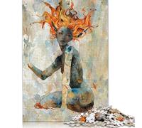 500 Piece Celestial Fae Puzzle For Adults | Large Jigsaw Puzzle with Premium & Durable Wooden Block Pieces with Precise Interlocking Design 500pcs (52x38cm)