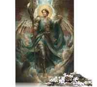 500 Piece Celestial Guardian-1 Square Jigsaw Puzzles for Adults, Wooden Puzzles Learning Educational Toy 500pcs (52x38cm)