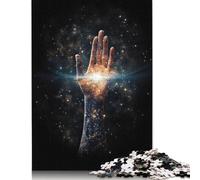500 Piece Celestial Hand Puzzles for Adults Wooden Puzzles Educational Games For Kids 500pcs (52x38cm)