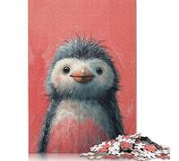 500 Piece Cheery Penguin Chick Jigsaw Puzzles for Adults Teenagers Wood Puzzle Jigsaws for Adults Secret Santa Gifts 500pcs (52x38cm)
