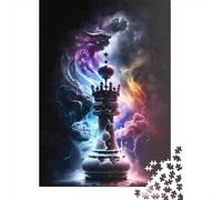 500 Piece Chess In Space Adult Puzzles Wooden Puzzles Educational Stress Relief Toy Puzzle 500pcs (52x38cm)