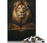 500 Piece Christian Lion Jigsaw Puzzles for Adults Puzzles Learning Educational Toys 500pcs (52x38cm)