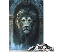 500 Piece Christian Lion Jigsaw Puzzlesfor Adults Puzzle Jigsaws for Adults Unique Home Decor And Gifts 500pcs (52x38cm)