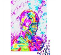 500 Piece Chrome Colored Humanoid Puzzles For Adults Wooden Puzzles Brain Teaser Puzzles For Children 500pcs (52x38cm)