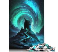 500 Piece Citadel of The North Puzzles for Wooden Puzzles Educational Game for Adult 500pcs (52x38cm)