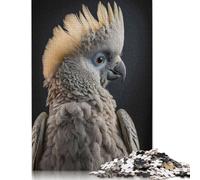 500 Piece 'Cockatoo Sitting Poster Puzzles for Adults Wooden Puzzles Educational Game for Children As A 500pcs (52x38cm)