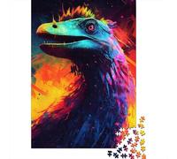 500 Piece Coelophysis Dinosaur Creative Square Jigsaw Puzzles for Adults & Wooden Puzzles Educational Toys 500pcs (52x38cm)