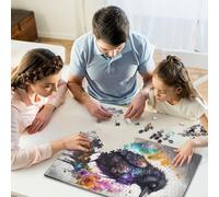 500 Piece Colorful Artistic Crow Jigsaw Puzzles for Adults Learning Educational Toys Family Games Birthday Gifts 500pcs (52x38cm)