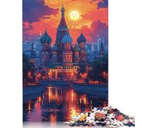 500 Piece Colorful Taj Mahal Jigsaw Puzzles for Adults Learning Educational Toys Family Games Birthday Gifts 500pcs (52x38cm)