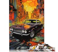 500 Piece Cool Colourful Sports Cars Jigsaw Puzzles for Adults Learning Educational Toys Family Games Birthday Gifts 500pcs (52x38cm)