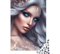 500 Piece Cosmic Goddess Jigsaw Puzzles, for Adults & Wooden Puzzles Educational Games For Kids 500pcs (52x38cm)