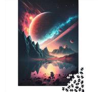 500 Piece Cosmic_Universe_Odyssey Square Jigsaw Puzzles for Adults, Wooden Puzzles Learning Educational Toy 500pcs (52x38cm)
