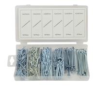500 Piece Cotter Pin Assortment - pins cotter split hobby diy use