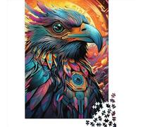 500 Piece Crow Square Jigsaw Puzzles for Adults, Wooden Puzzles Educational Game for Children 500pcs (52x38cm)