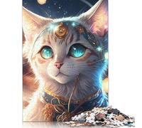500 Piece Cute Cat Jigsaw Puzzles for Adult Teenagers Puzzles for Adults & Teenager Family Fun Jigsaws Puzzles 500pcs (52x38cm)