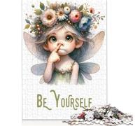500 Piece Cute Fantasy Be Yourself Adult Puzzles Wooden Puzzles Educational Stress Relief Toy Puzzle 500pcs (52x38cm)