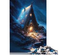 500 Piece Cute House Jigsaw Puzzlesfor Adults Teenagers Puzzles Wooden Puzzles Brain Teaser Puzzle 500pcs (52x38cm)