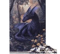 500 Piece Cute Toddler Dragon Jigsaw Puzzle for Adult Teenagers Jigsaw Puzzle For Family Fun & Game Night 500pcs (52x38cm)