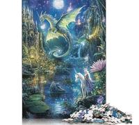 500 Piece Cute Toddler Dragon Jigsaw Puzzles for Adult Puzzle Jigsaws for Adults Age 14+ 500pcs (52x38cm)