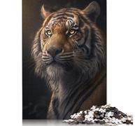 500 Piece Da Vinci Tiger Jigsaw Puzzles for Adults Wood Puzzle Jigsaws for Adults 500pcs (52x38cm)