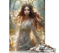 500 Piece Dancing Nymph Adult Puzzles Wooden Puzzles Educational Stress Relief Toy Puzzle 500pcs (52x38cm)