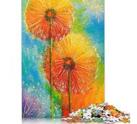 500 Piece Dandelions Jigsaw Puzzles for Adult Teenagers Puzzle for Adults And Teenager Jigsaw Puzzles for Adults 500pcs (52x38cm)