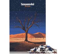 500 Piece Dead Tree in Namibian Desert Creative Square Jigsaw Puzzles for Adults And Wooden Puzzles Toy Intellectual Game 500pcs (52x38cm)