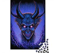 500 Piece Demon Square Puzzle for Adults Wooden Puzzles Educational Puzzle Family Game 500pcs (52x38cm)