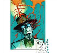 500 Piece Deranged Comic Doctor Creative Square Jigsaw Puzzles for Adults & Wooden Puzzles Stress Relief Puzzle Games And Unique 500pcs (52x38cm)