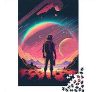 500 Piece Discovering New Worlds Puzzles for Wooden Puzzles Educational Game for Adult 500pcs (52x38cm)