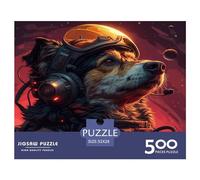 500 Piece Dog Pilot Adult Puzzles Wooden Puzzles Educational Stress Relief Toy Puzzle 500pcs (52x38cm)