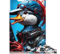 500 Piece Duck Cyberpunk Adult Puzzles Wooden Puzzles Educational Stress Relief Toy Puzzle 500pcs (52x38cm)