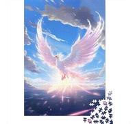 500 Piece Eagle In Flight Creative Square Jigsaw Puzzles for Adults & Wooden Puzzles Educational Toys 500pcs (52x38cm)