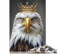 500 Piece Eagle King Jigsaw Puzzle for Adult Teenagers Puzzle Jigsaws for Adults Puzzles for Adults 500pcs (52x38cm)