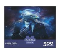 500 Piece Eagle_man Puzzles for Adults Wooden Puzzles Educational Game for Children As A 500pcs (52x38cm)