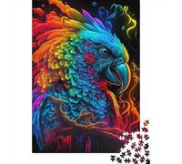 500 Piece Eagle2 Wooden Jigsaw Puzzles Adults Teens Jigsaw Large Puzzle Toys Gift Educational Intellectual Decompressing Fun Family Game 500pcs (52x38cm)