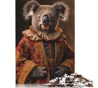 500 Piece Elegant Koala Lord Adult Jigsaw Puzzle Wooden Puzzles for Teenagers Gifts Puzzle for Adults And Teenager 500pcs (52x38cm)